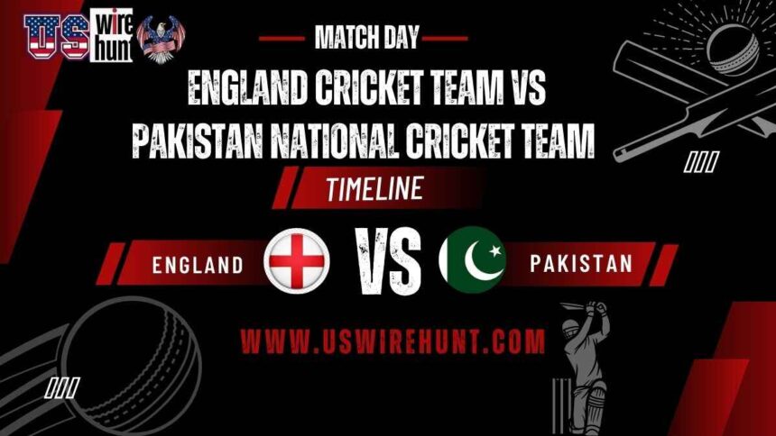 England Cricket Team vs Pakistan National Cricket Team Timeline