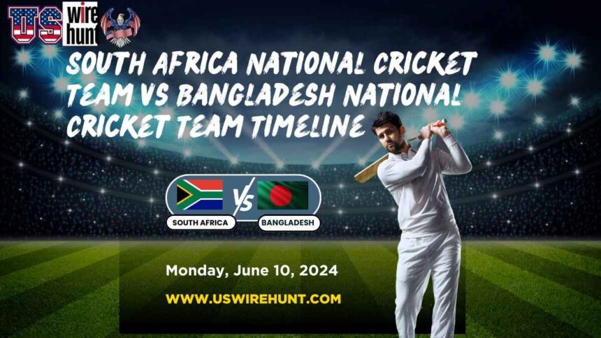 South Africa National Cricket Team vs Bangladesh National Cricket Team Timeline