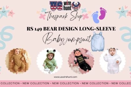 Rs 149 Bear Design long-Sleeve Baby jumpsuit Thespark Shop